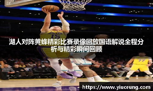 湖人对阵黄蜂精彩比赛录像回放国语解说全程分析与精彩瞬间回顾